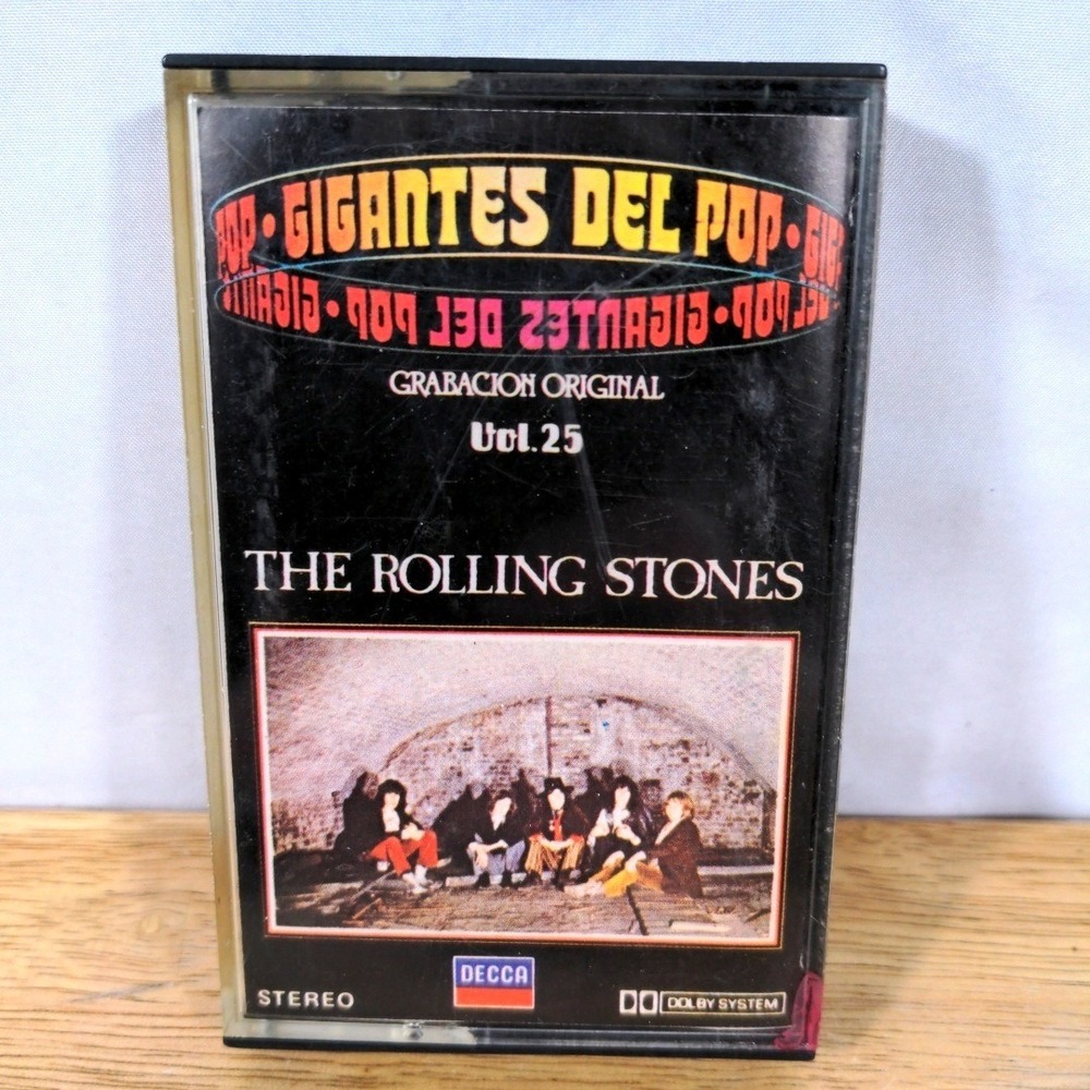 1983‎ Vintage The Rolling Stones Story of  Stones Cassette Tape Gigantes del Pop
